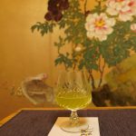 緑茶と日本酒のカクテル